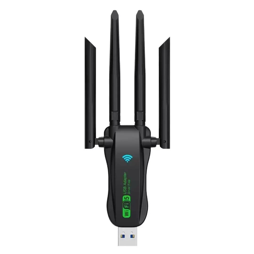 WiFi 6 USB Adapter with Bluetooth 5.4 – Dual Band 2.4GHz & 5.8GHz Wireless Network Adapter