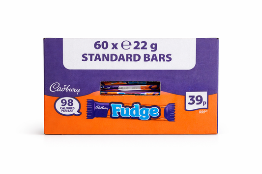 Cadbury Fudge Barras de Chocolate – 60 x 22g