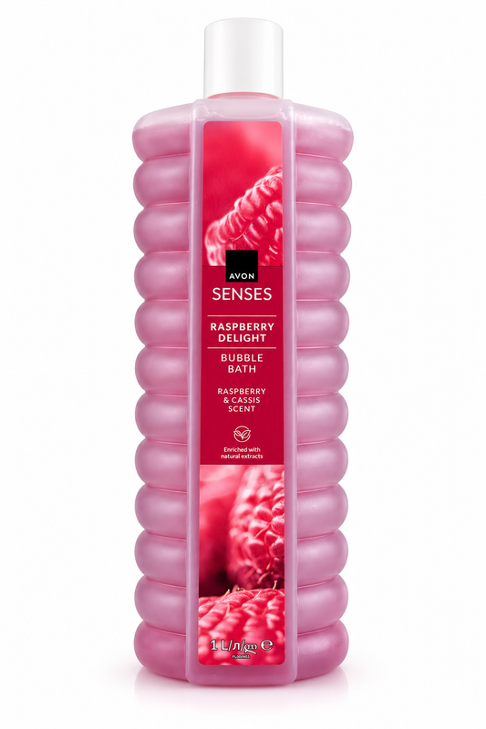 Avon Sense's Raspberry Delight Bubble Bath 1000ml