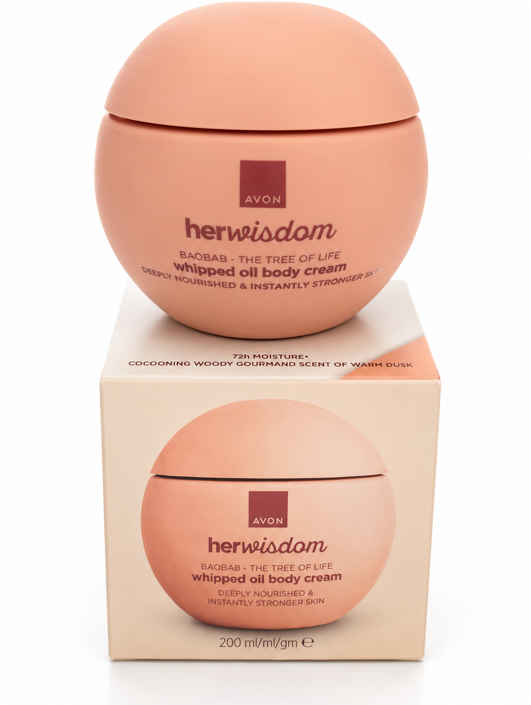 Avon Her Wisdom Baobab Tree of Life Whipped Oil Body Cream 200ml
