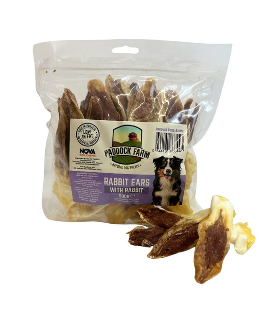 Rabbit Ears with Rabbit Meat Dog Treats 500g