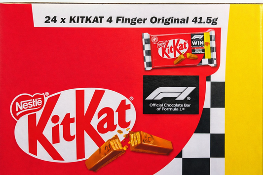 Barritas de chocolate originales KitKat de 4 dedos – Caja de 24 x 41,5 g