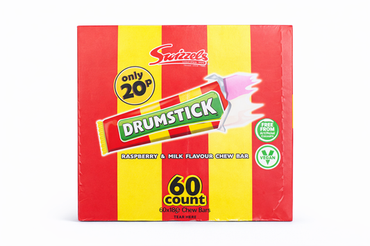 Barritas Masticables Drumstick – Caja Completa (60 Barritas)