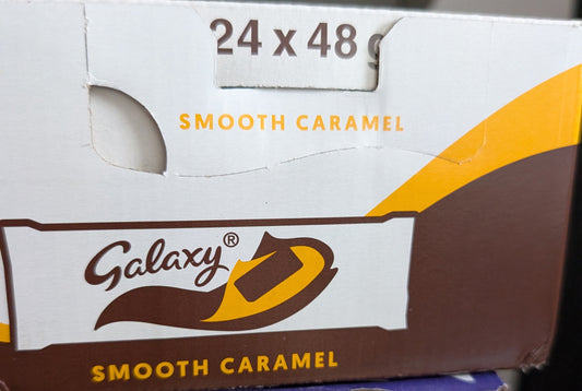 Galaxy Smooth Caramel Chocolate Bars Box – 24 x 48g 🍫