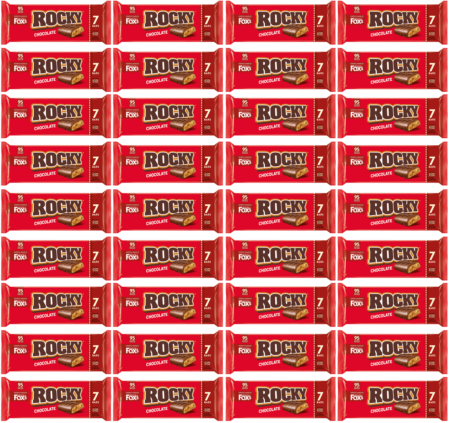 Fox's Rocky Chocolate Bars 36 x 7-Pack (252 Bars) | Bulk Buy