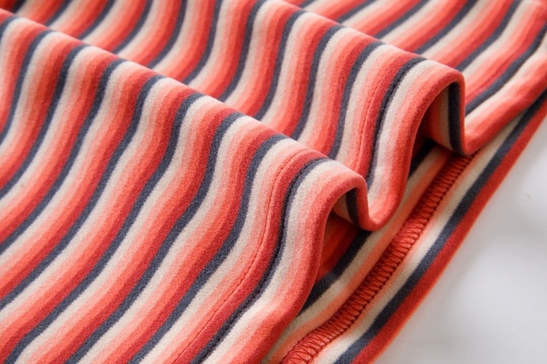 Stillpullover "Rosie Stripe" - Stillpulli aus angerauter Baumwolle