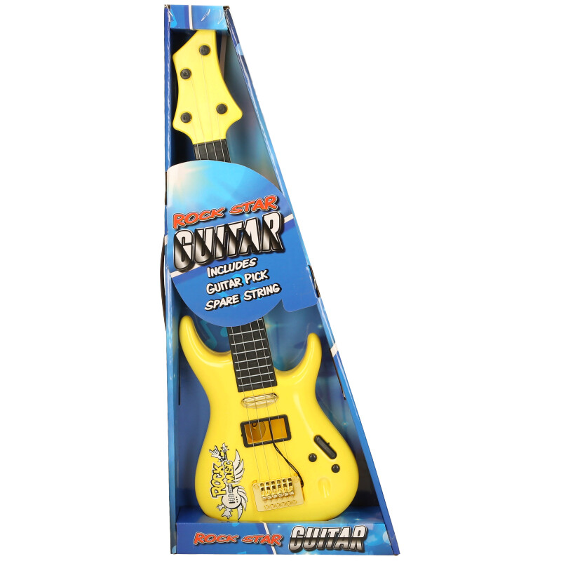 Guitarra de juguete Kids Rock | Instrumento musical de 4 cuerdas para mayores de 3 años