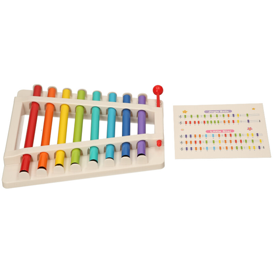 AtoZ Kids Xylophone Glockenspiel Musical Toy with Mallet | Educational Gift