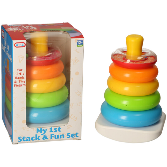 Baby Stacking Rings Toy – 7-Piece Colourful Ring Set