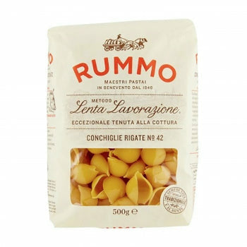 Rummo Conchiglie Rigate  | Nº 42 Organic (Pasta) 500 Grams