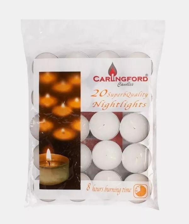24 x Carlingford Nachtlichter 8 Stunden 24X20 S