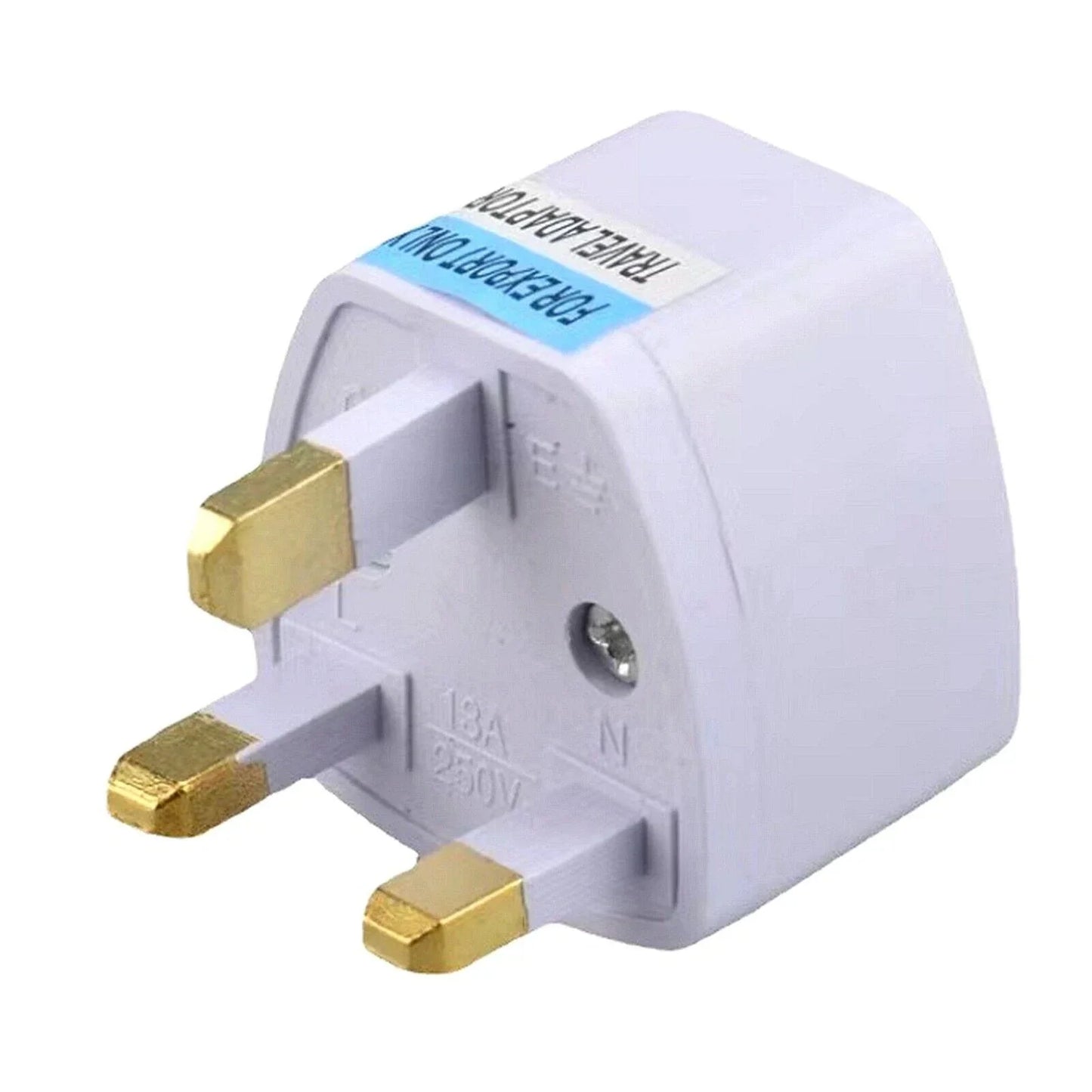 Universal Travel Plug Adapter – EU, US, AU, CN to UK Type G Converter