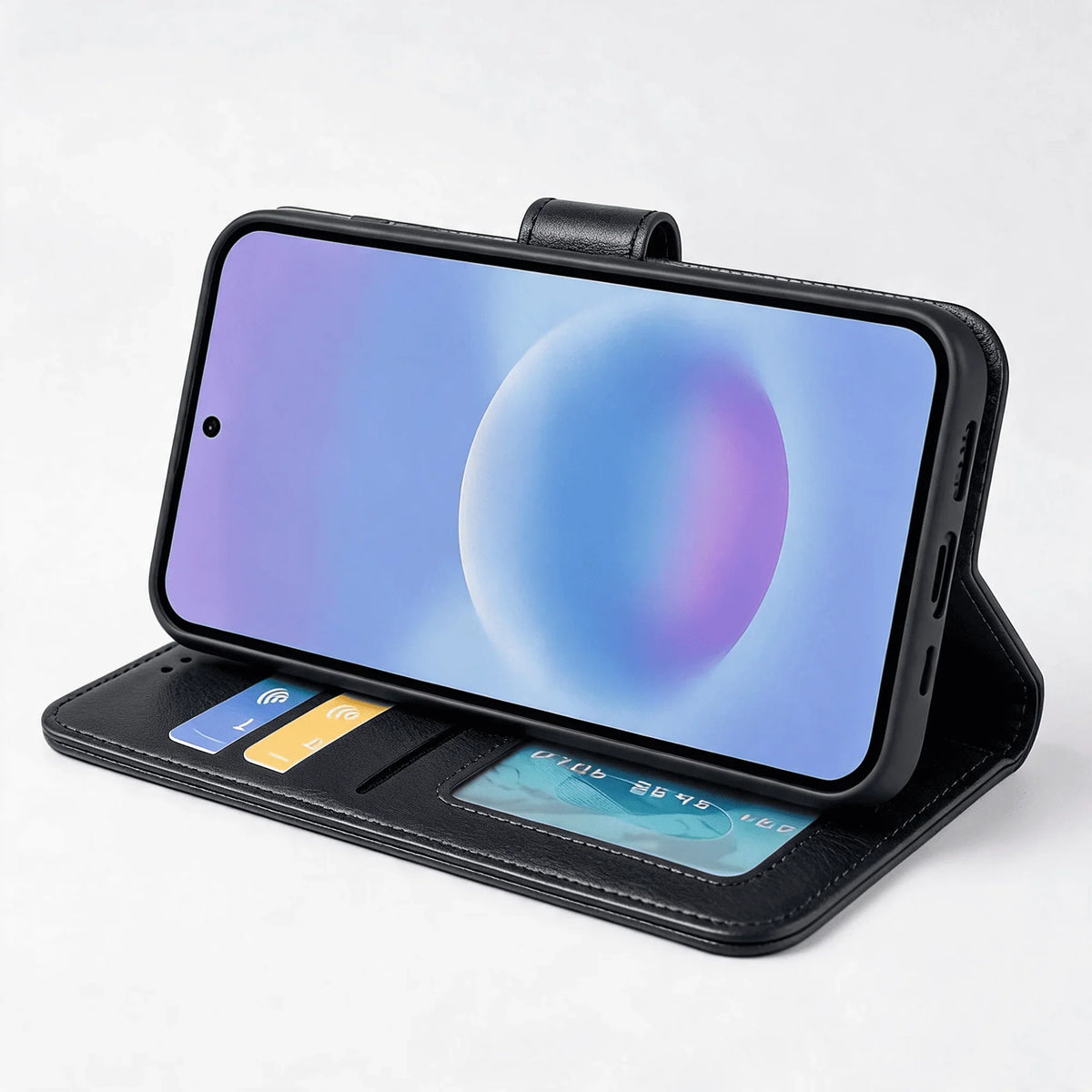 Samsung Galaxy A25 Book Flip Case Leather Wallet