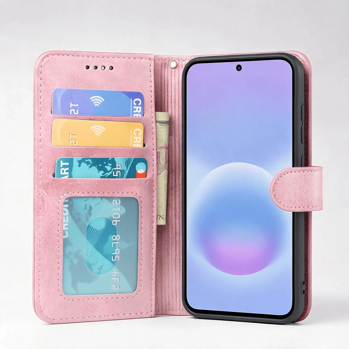 Samsung Galaxy A25 Book Flip Case Leather Wallet