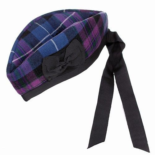Scottish Highland Wear  Pride of Scotland Tartan Glengarry Cap / Kilt Hat