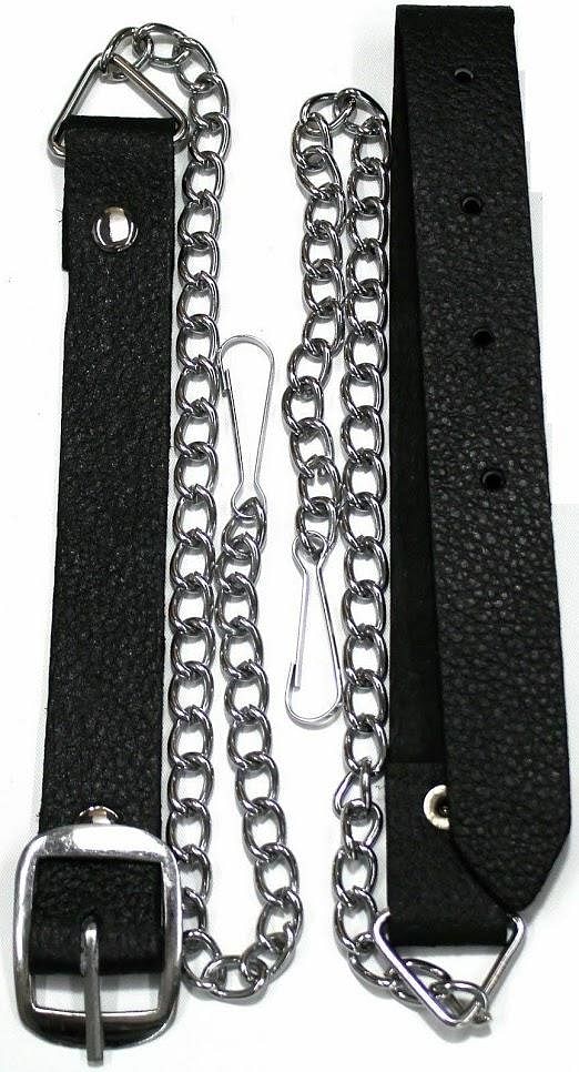 Scottish Men Kilt Sporran Leather Everyday Sporran with 3 Tassels Black