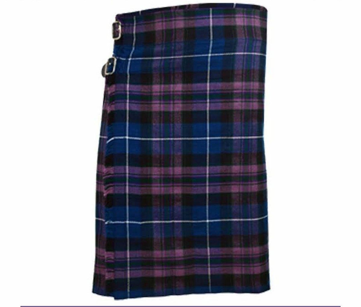 Scottish Men's Traditional 8 yard Highland Wear Kilt