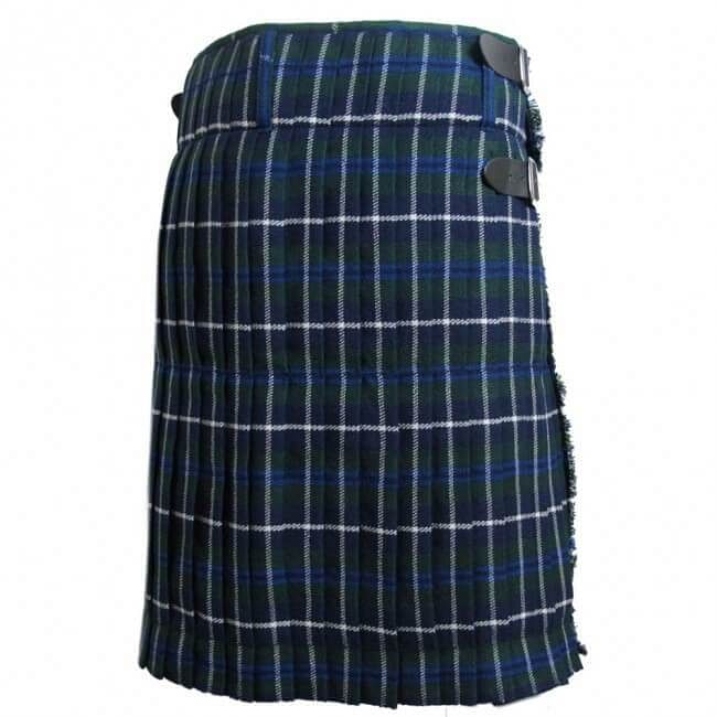 Scottish Men's Kilt Set Sporran, Chain,  Belt, Buckle, Pin Traditional Dress Tartan Kilts