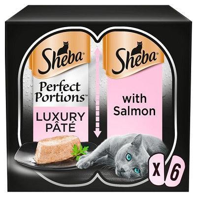 Sheba Perfect Portions with Salmon in Loaf (2 x 37.5g) x 3 3 x 75g - Case of 8
