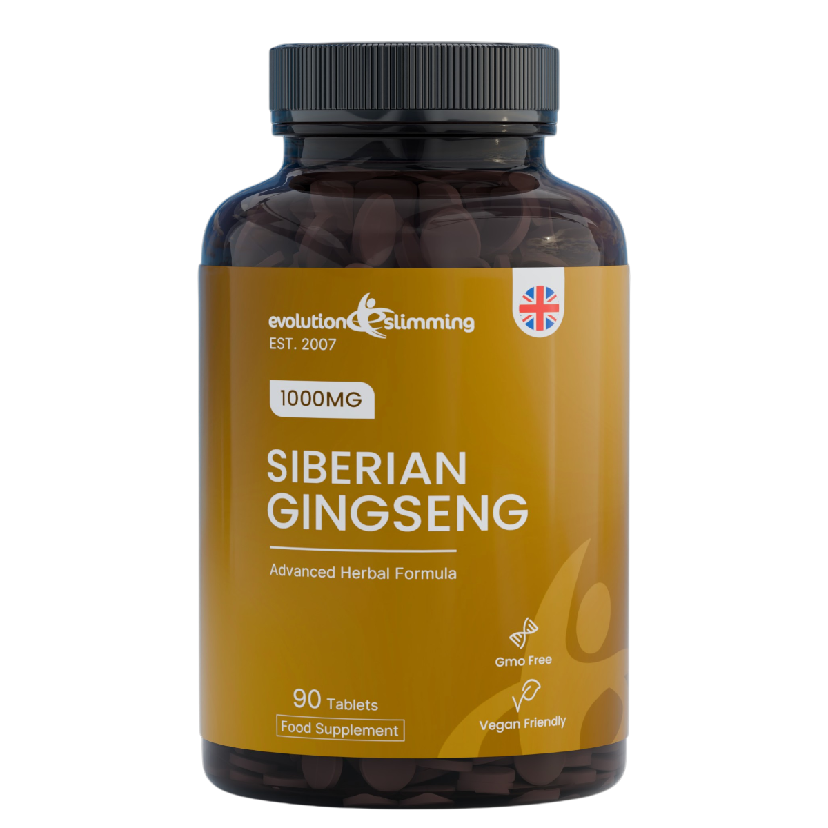 Siberian Ginseng 1000mg Capsules | Energy Focus & Daily Support