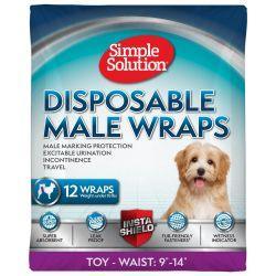 Simple Solution Disposable Male Wrap - Case of 12