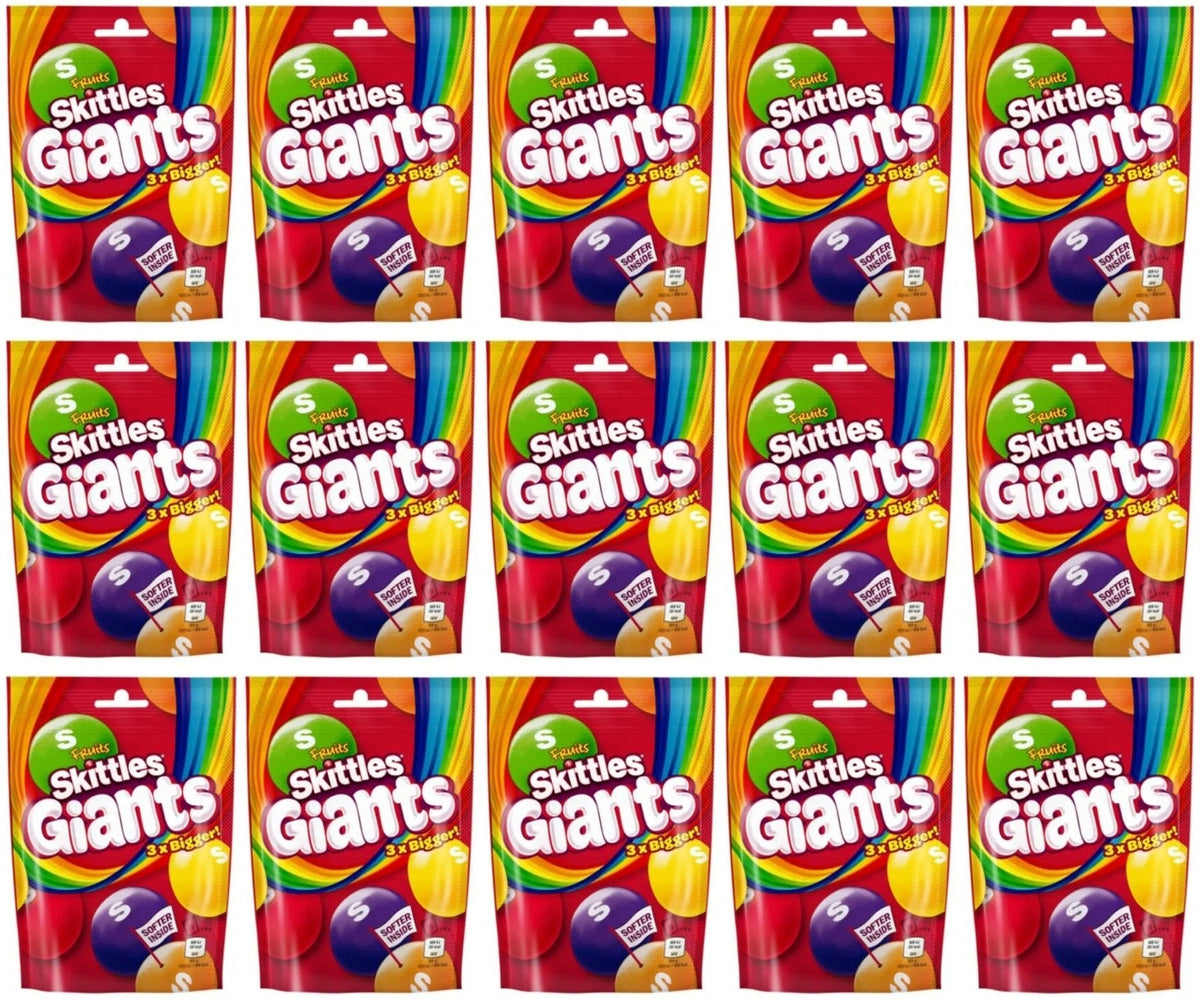 15 x Skittles Fruits Giants 132G