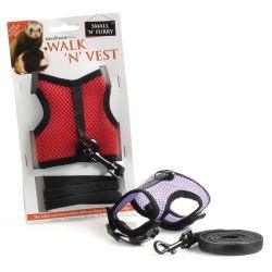 Small 'N' Furry Walk 'N' Vest 'N' Leash For Rabbits