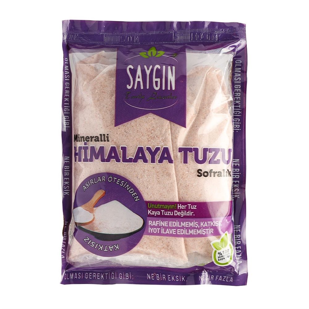 Saygin Mineralli Poset Himalaya Tuzu Sofralik (Himalayan Salt) 500g