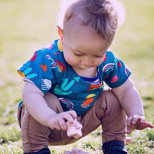 Rainbow Children's Top | Soft Cotton | Ages 0-6 Years
