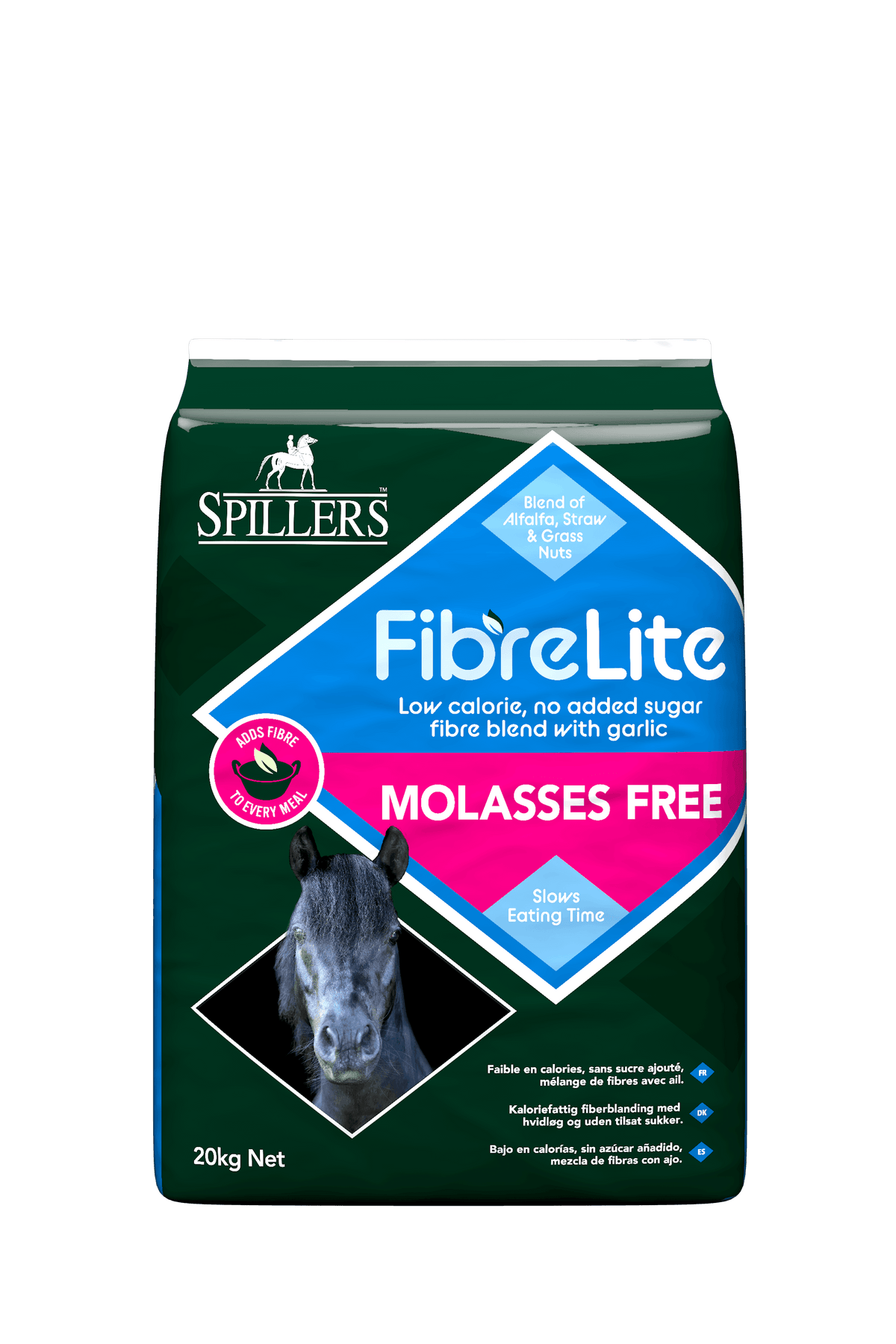 Spillers Fibre Lite Molasses Free 20kg