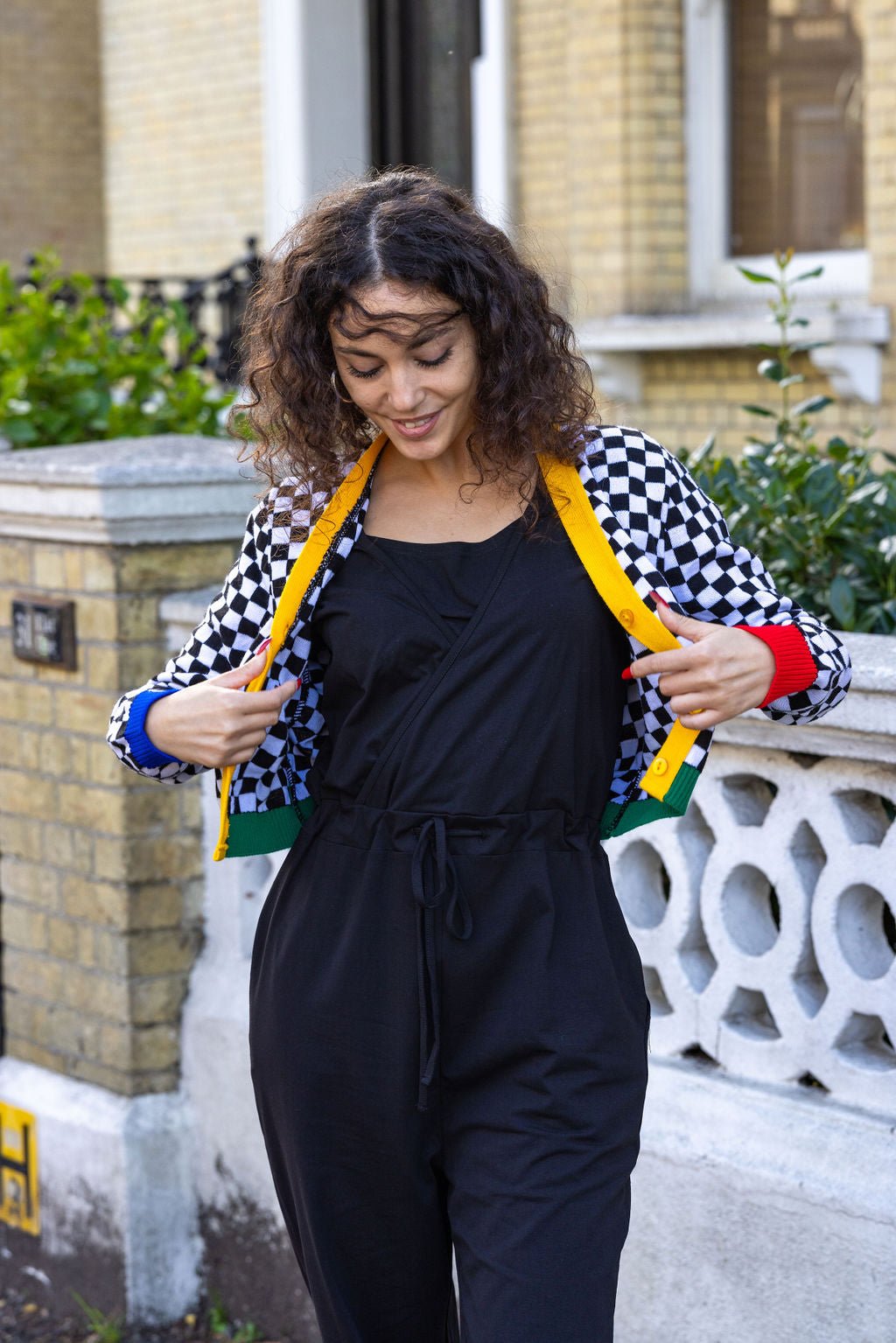 Breastfeeding Jumpsuit Black – Classic Cotton Nursing Jumpsuit with Pockets | Sizes 6-24