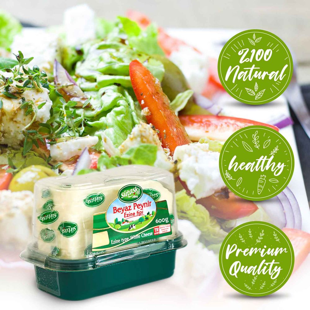 Sutas Ezine Style Classic White Cheese  (Ezine Tipi Klasik Beyaz Peynir) 600 G
