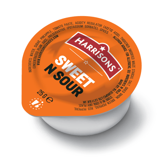 Sweet & Sour Sauce Dip – Bulk Case of 100 | Pineapple & Onion