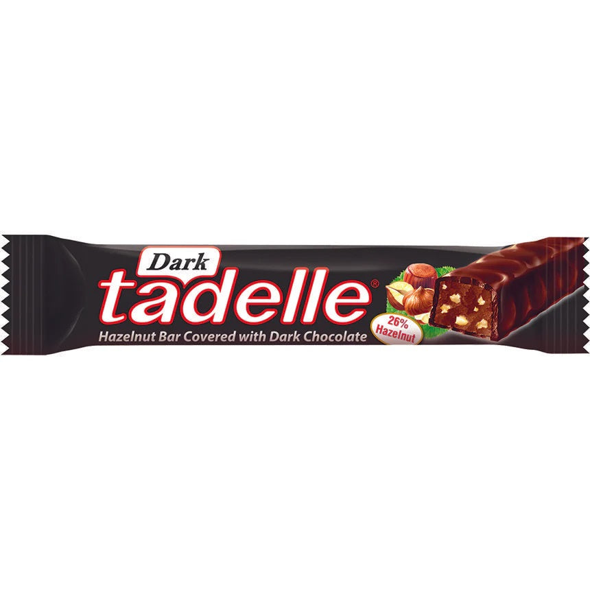 Tadelle Bitter Chocolate Hazelnut Bar 30g