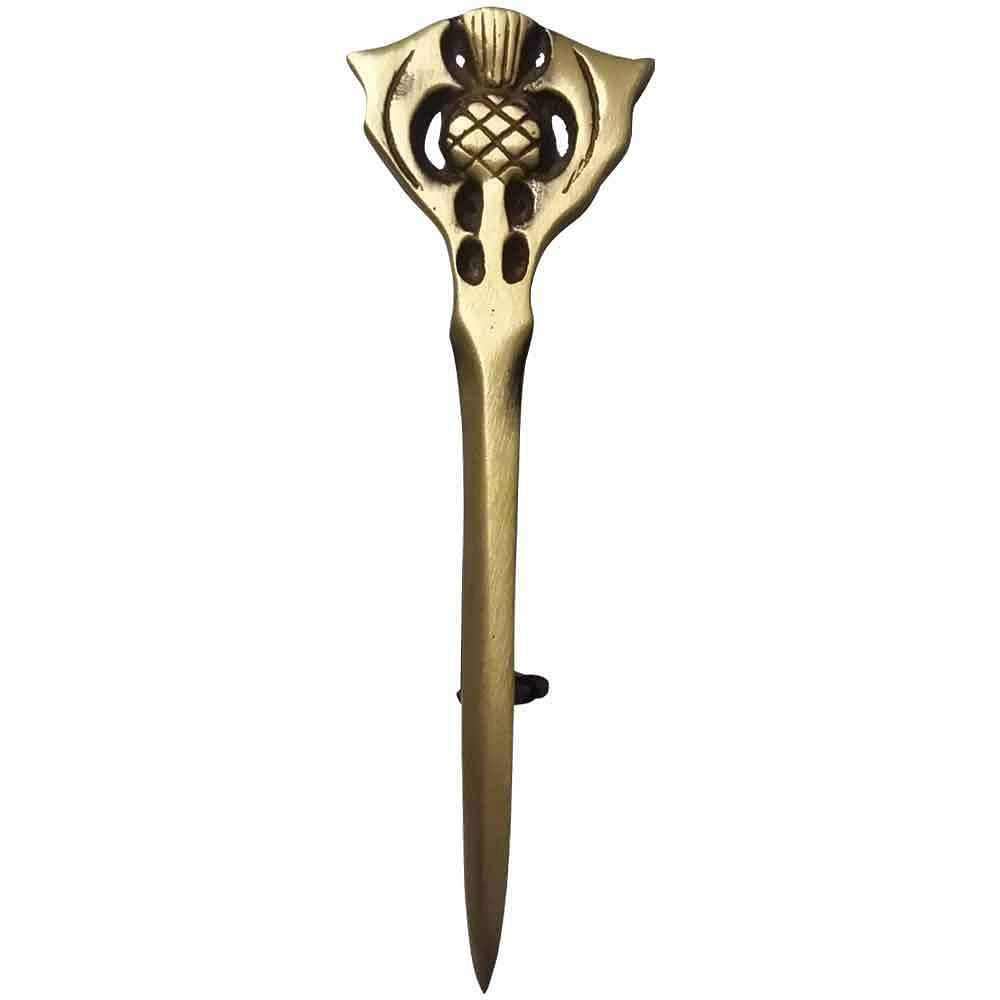 Thistle Scottish Kilt Pin Antique Finish Kilt Pin