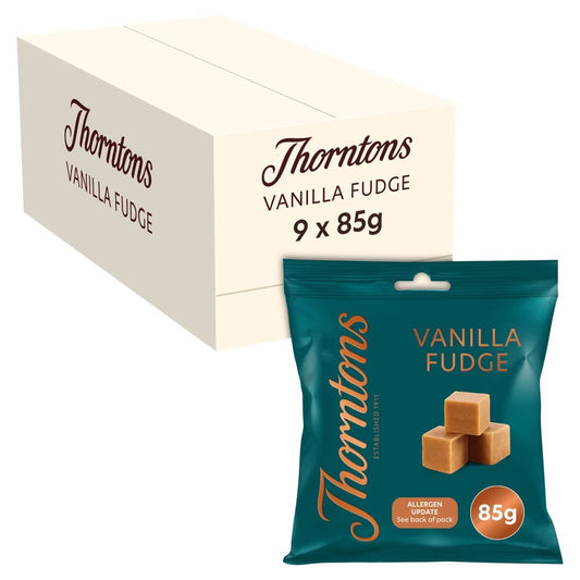 Thorntons Vanilla Fudge 85g (Box of 9)