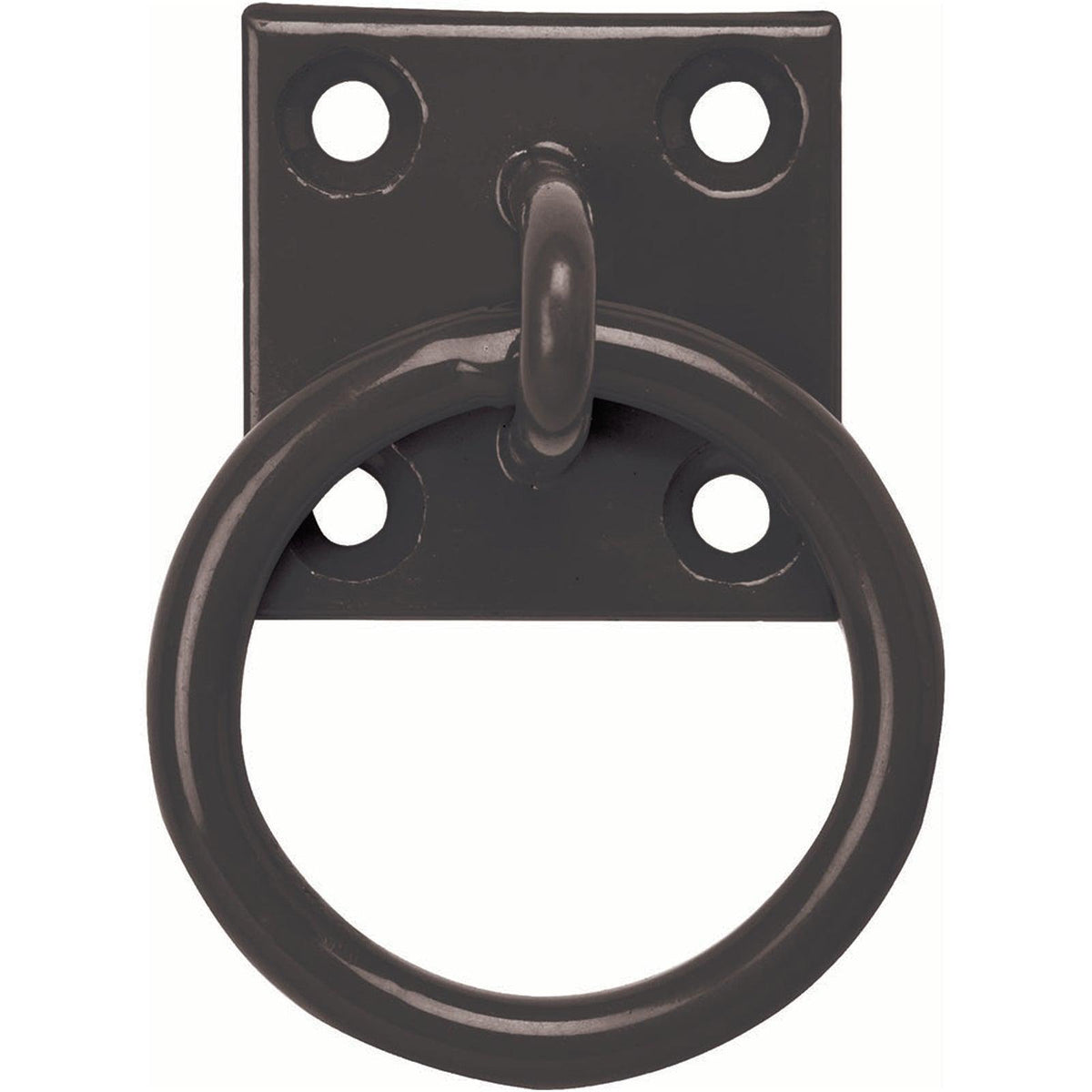 Tie Ring on Plate Black - Case of 10