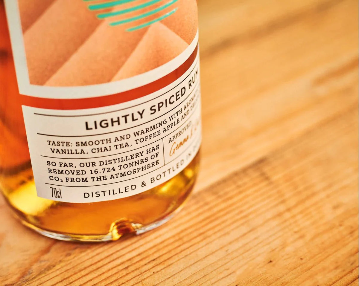 Two Drifters Lightly Spiced Rum, 70cl