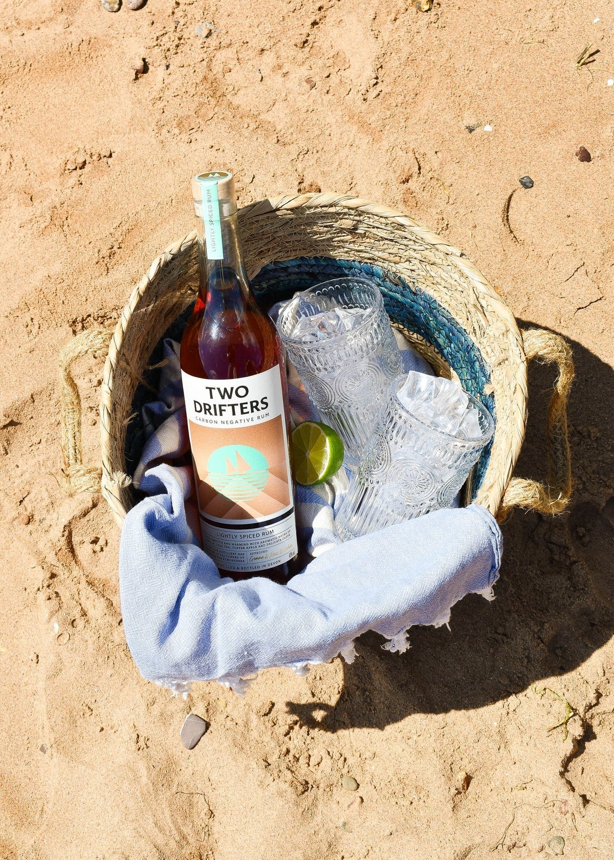 Two Drifters Lightly Spiced Rum, 70cl