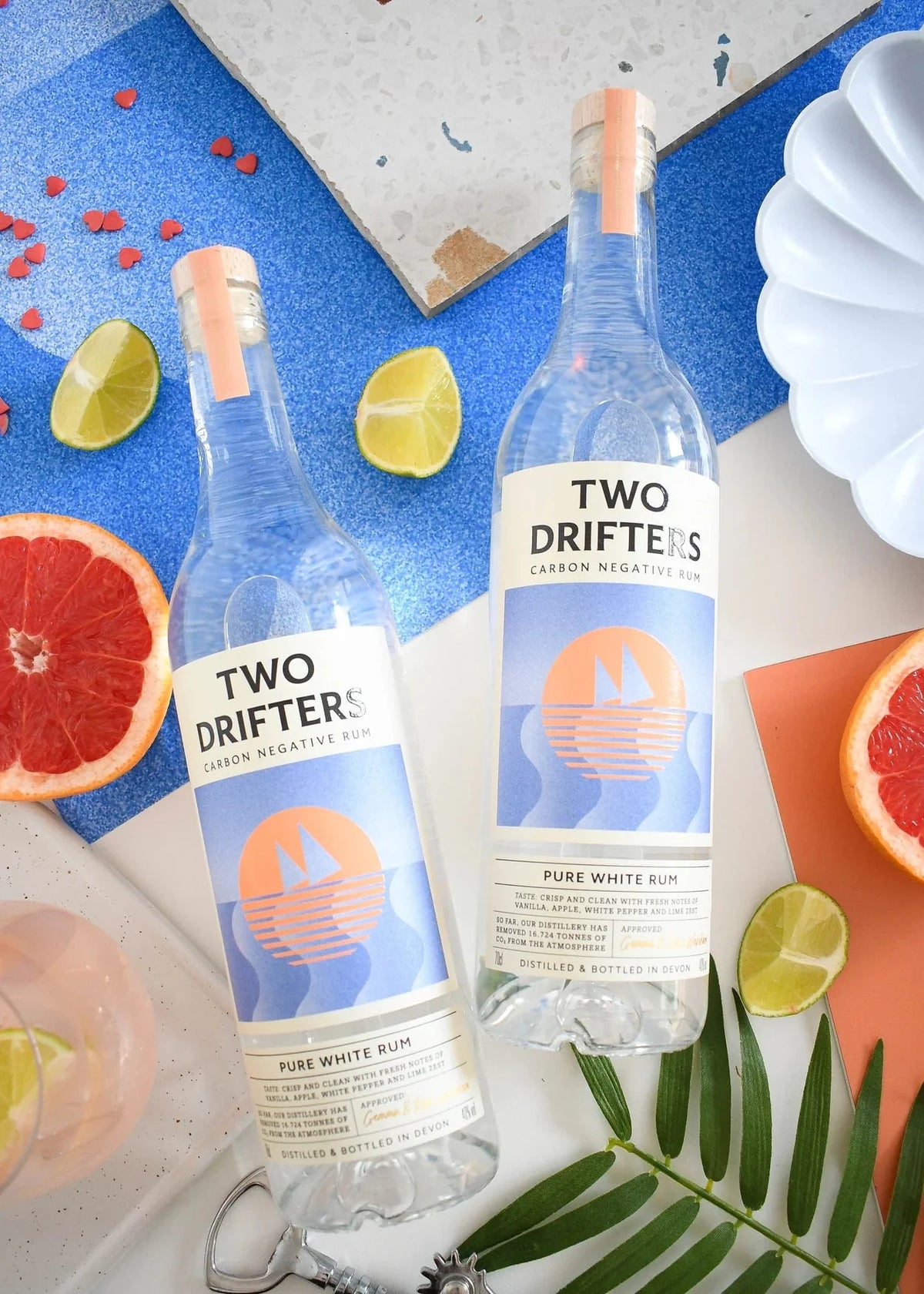 Two Drifters Pure White Rum, 70cl