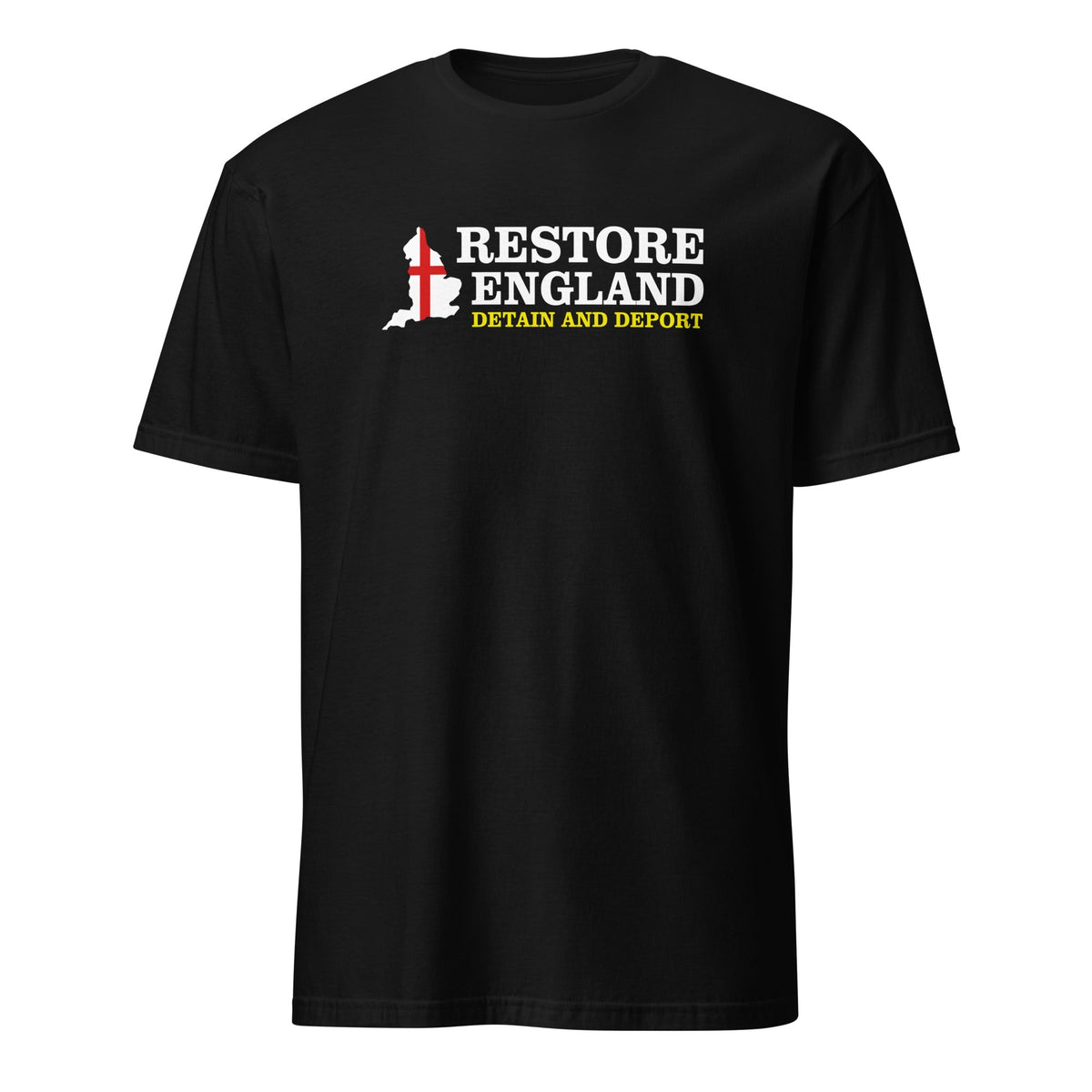 Restore England T-Shirt - Detain and Deport Restore Britain Shirt UK Party
