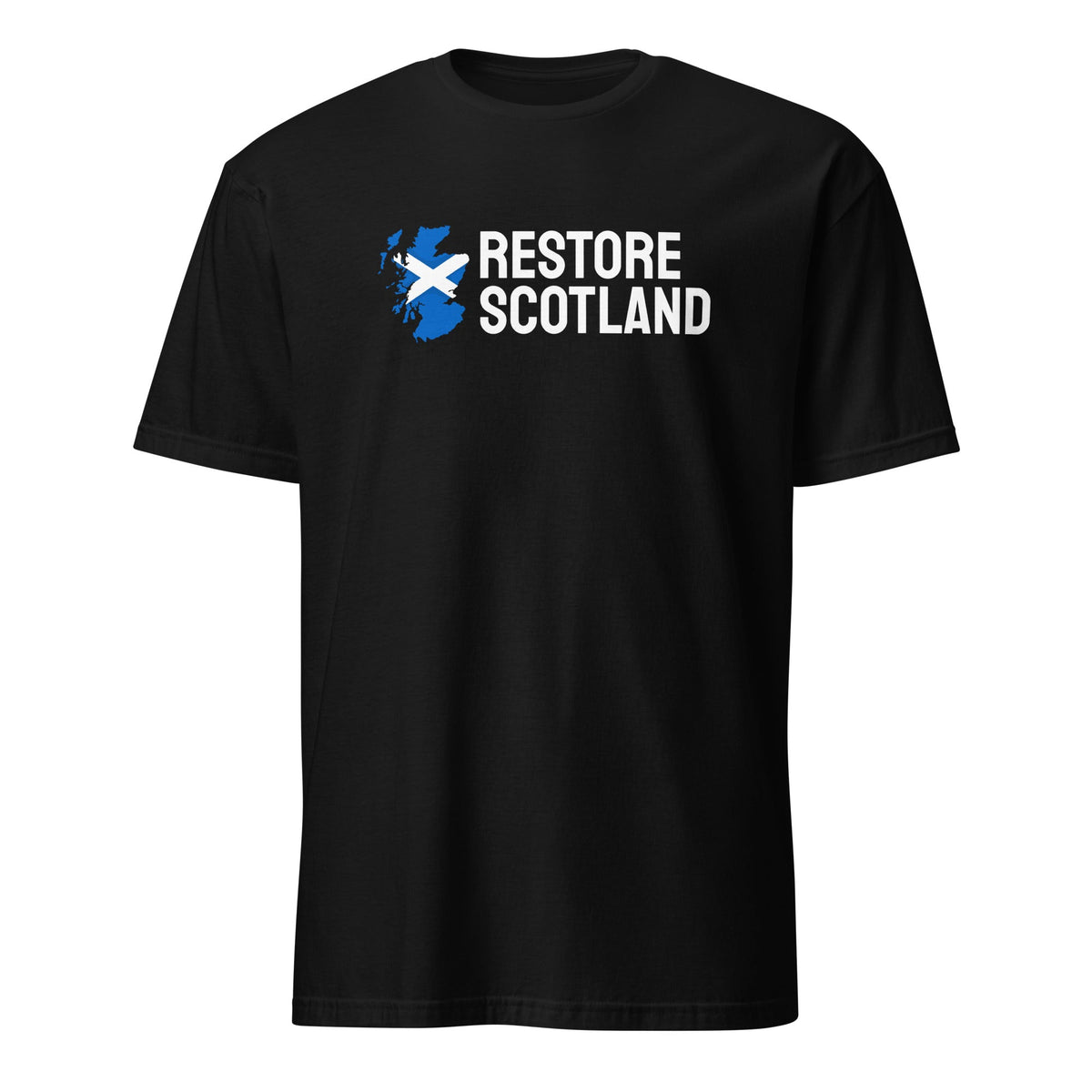 Restore Scotland T-Shirt - Unisex Soft Cotton Shirt Restore Britain Party Saltire