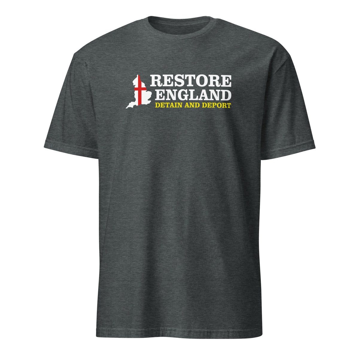 Restore England T-Shirt - Detain and Deport Restore Britain Shirt UK Party