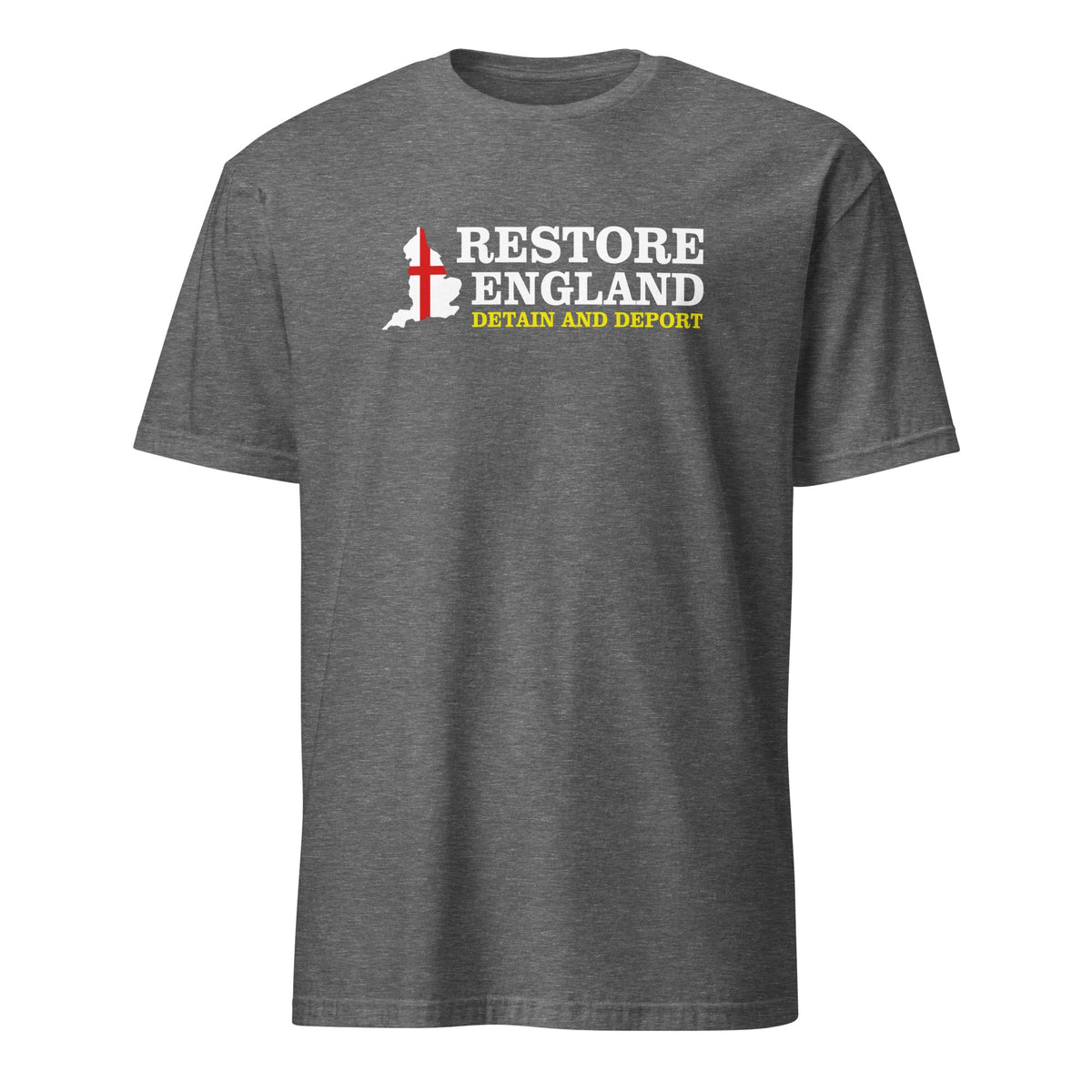 Restore England T-Shirt - Detain and Deport Restore Britain Shirt UK Party
