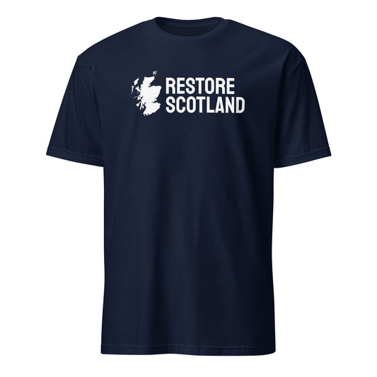 Restore Scotland T-Shirt - Unisex Soft Cotton Shirt Restore Britain Party Top