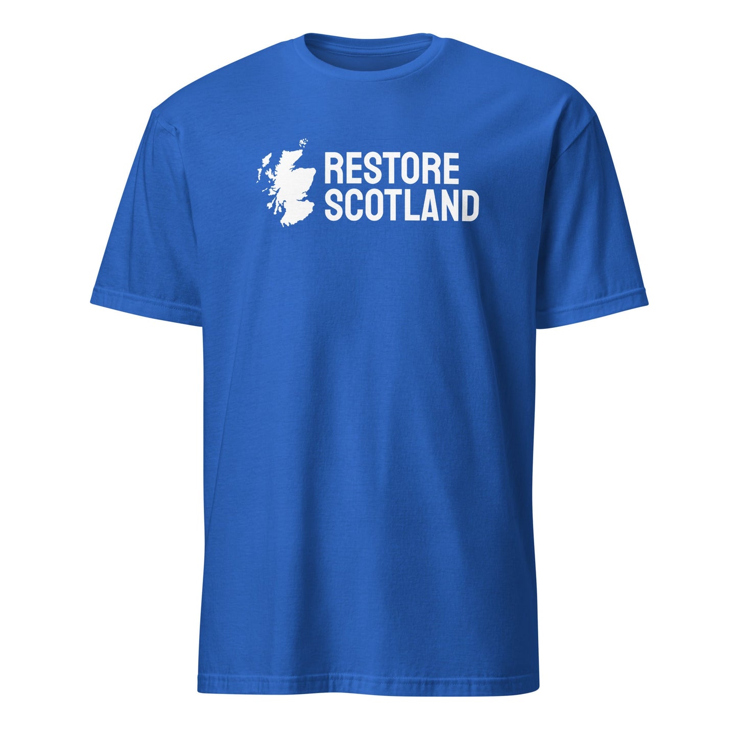 Restore Scotland T-Shirt - Unisex Soft Cotton Shirt Restore Britain Party Top