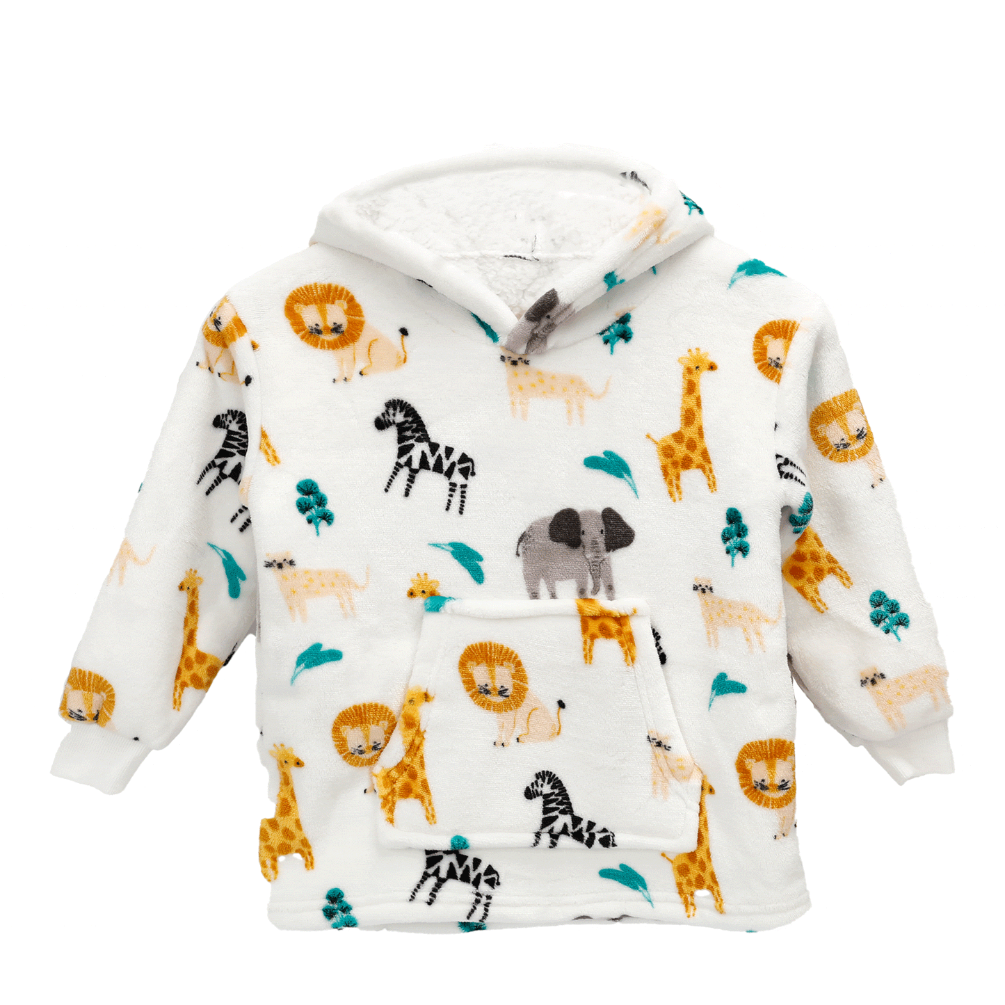 Daisy Dreamer Infant Hoodie Blanket 0-2 Years Unisex Safari Sloth Ultra Soft Super Soft Cotton Rich Essential