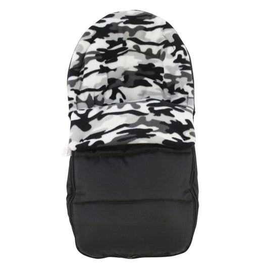 Universal Fleece Car Seat Footmuff Cosy Toes | Fits 3 & 5 Point Harnesses