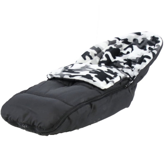 Universal Fleece Car Seat Footmuff Cosy Toes | Fits 3 & 5 Point Harnesses