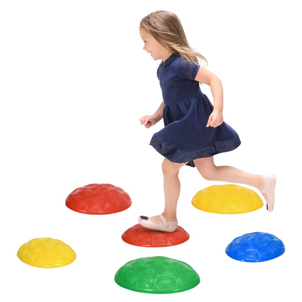 ZONEKIZ Balance Stepping Stones for Kids – 6 Piece Set | Ages 3–8